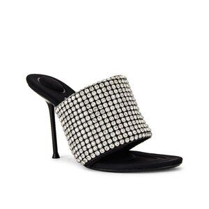 Authentic Alexander Wang Sienna Crystal Slide Sandal Size 36 New in Box